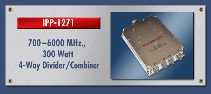 IPP-1271 4-Way Divider-Combiner