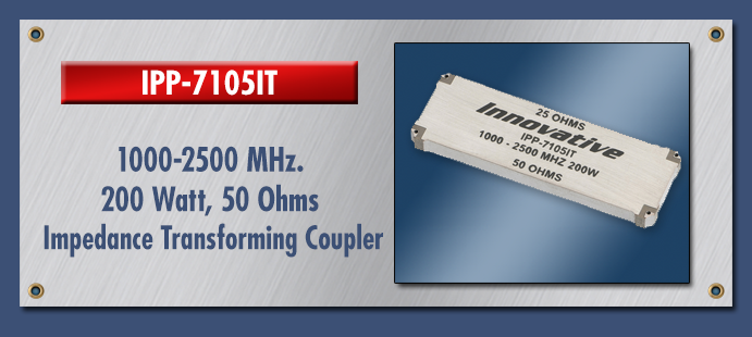 IPP-7105IT Impedance Transforming SMD Coupler