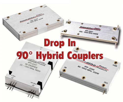 Custom Drop-In 90 Degree Hybrid Couplers
